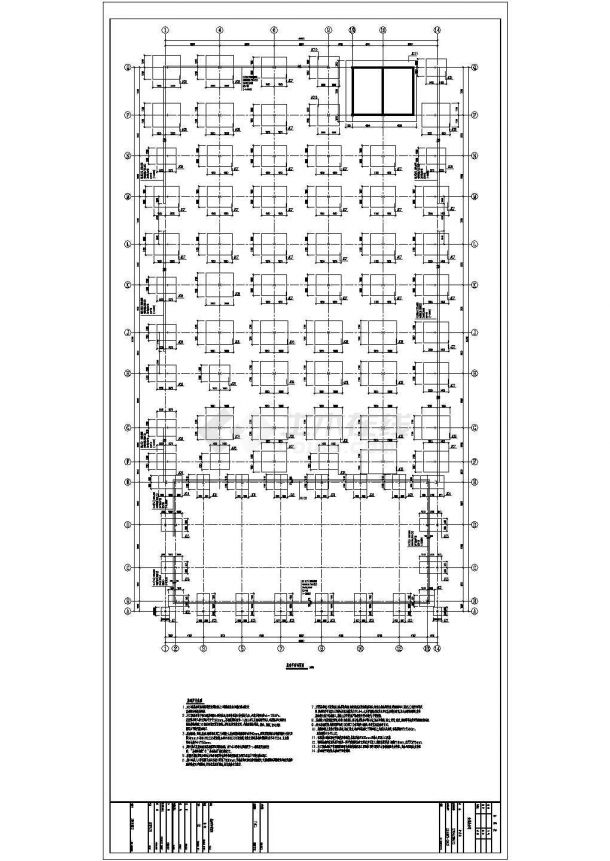 某三层钢结构框架厂房结构全套图纸-图二