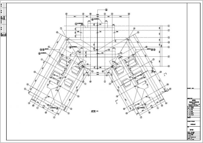 某地2层框架结构海景房建筑设计施工图图纸_图1