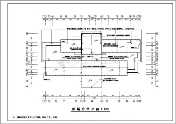 某地26层高层住宅电气设计施工图纸-图一