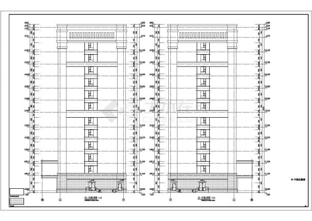 12层大型高层综合医院建筑cad设计施工图-图二