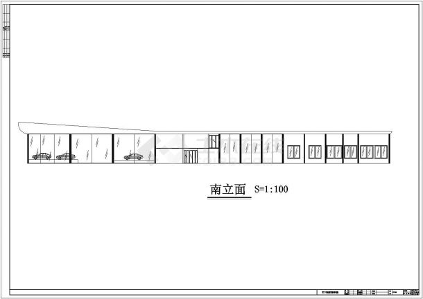 宝马汽车4s展厅装修设计施工图（含模型效果图）-图一
