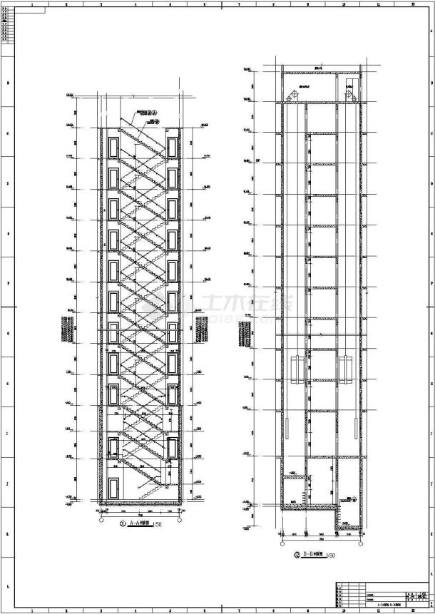 某32层高层住宅楼建筑设计施工图-图一