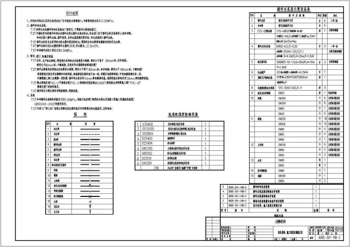 黑龙江某电子厂铸造车间循环水泵房设计施工全套cad图_图1