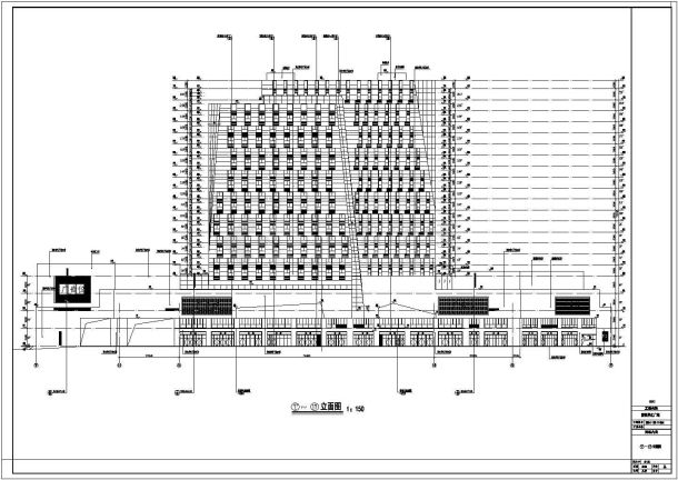 安徽省某高层商业综合体全专业设计施工图CAD-图二