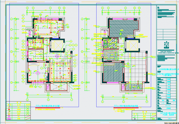 集美组设计_88㎡现代简约小户型样板房装修cad设计施工图（含各类装修节点详图）-图二
