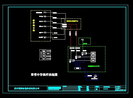 某学校安防系统原理图_图1