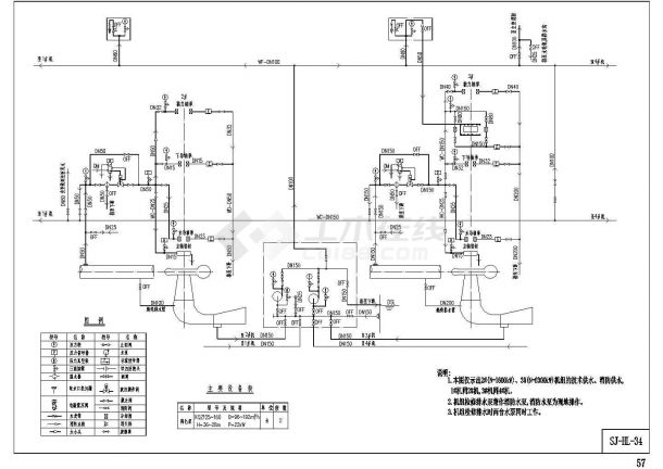 小水电站机电设计图（ＨＬ）－4CAD图-图一