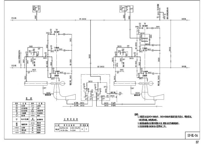 小水电站机电设计图（ＨＬ）－4CAD图_图1