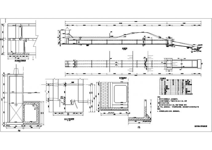 某抽水泵站工程初步设计部分设计图_图1
