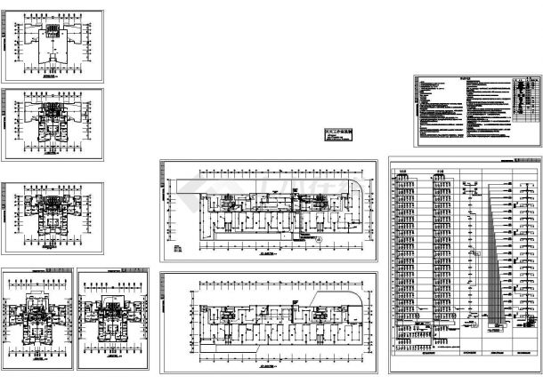高层公寓弱电图纸设计-图一
