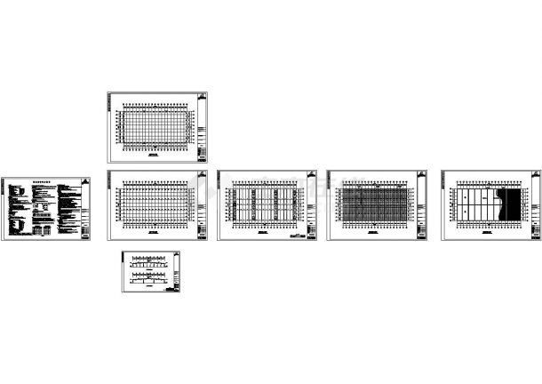 河南某工程钢架结构图-图一