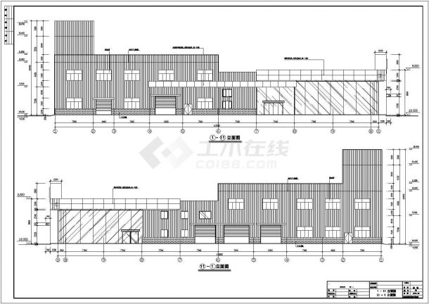 某地二层汽车4S店建筑设计方案图-图一