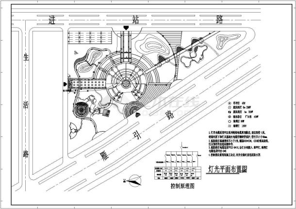 深圳某山谷郊野公园景观设计全套施工图-图一