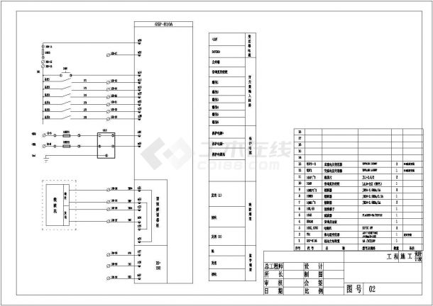 江苏省某35KV变电站全套电气二次设计施工图纸-图二
