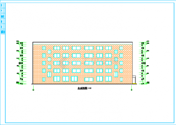 五层框架结构酒店课程设计(带计算书)-图二