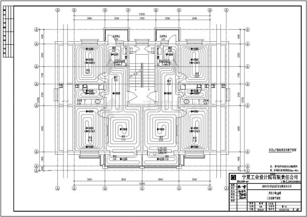 某小区七层住宅分户计量地板辐射采暖设计施工图-图一