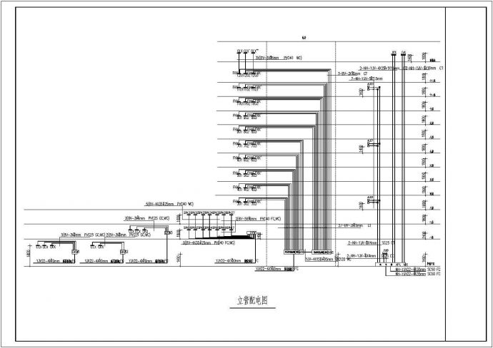 某一十二层商住楼电气设计全套施工图_图1