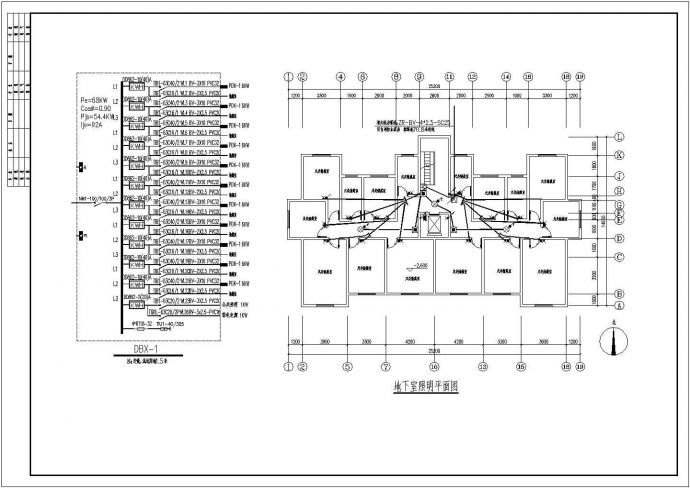 一栋十一层住宅电气设计全套施工图_图1