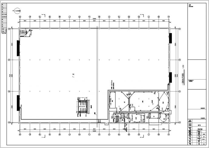 某二层大空间钢结构厂房电气设计施工图_图1