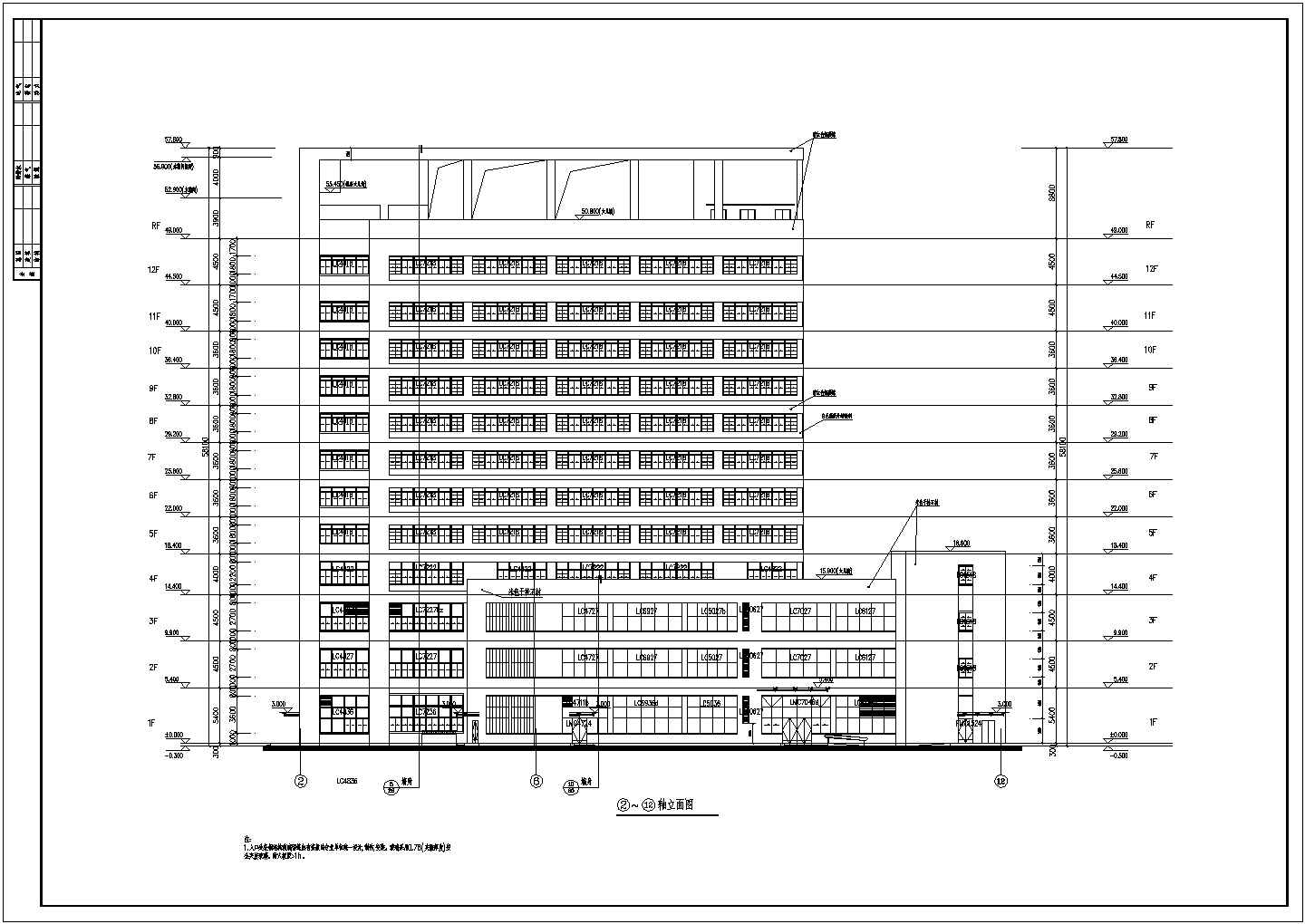 12层医院全专业设计施工图（含建结水电暖）