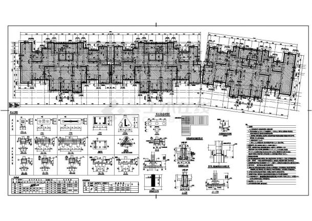 某地剪力墙结构32层住宅楼结构施工图-图二