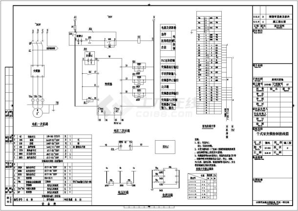 大型污水处理厂全套电气施工图纸（含自控）-图二