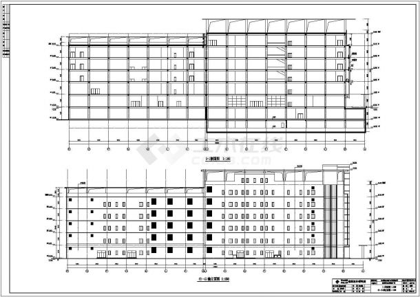 宝鸡陈仓五洲框架结构购物广场建筑方案图-图一