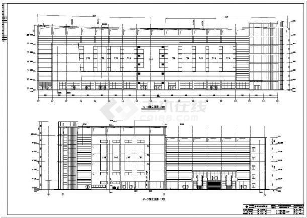 宝鸡陈仓五洲框架结构购物广场建筑方案图-图二