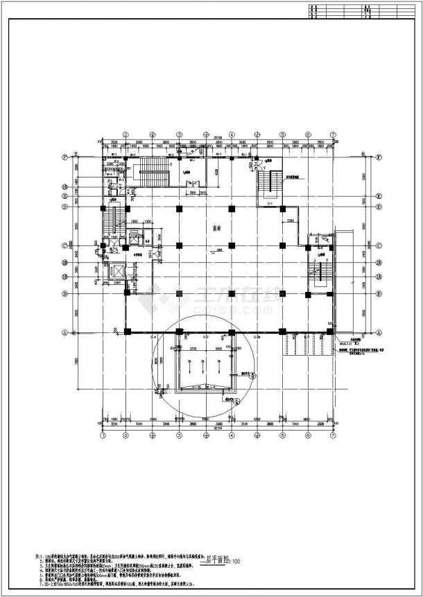 某地15层高层酒店建筑设计施工图-图二