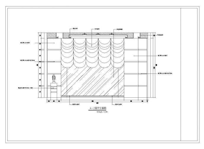 某城市别墅结构布置参考CAD规划详图_图1