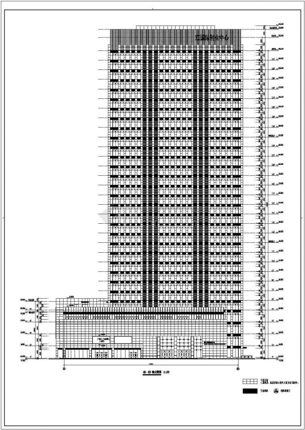 某31层超高层创业中心办公楼建筑设计图-图二