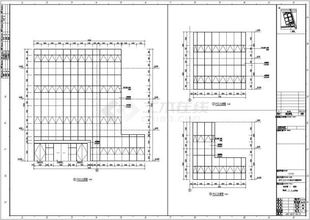 厂区4层多层综合办公全专业设计施工图-图一