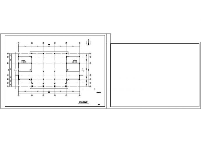 大数据技术产业园区副楼装修“土建”工程CAD图纸_图1