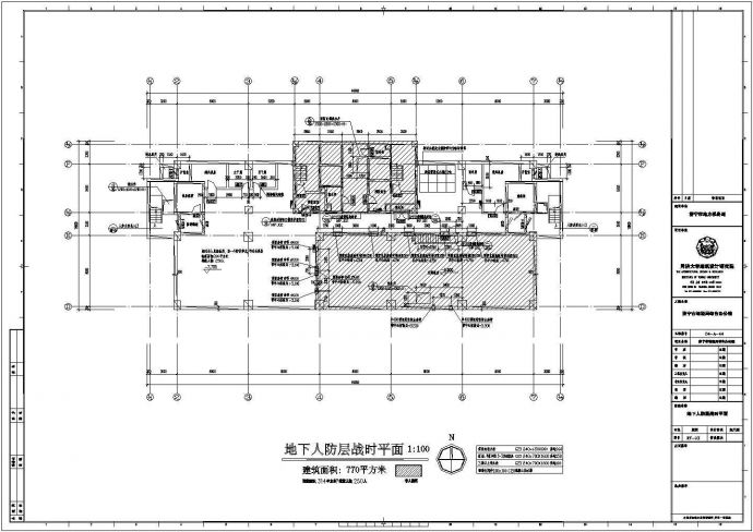 济宁市某21层行政办公楼建筑设计施工图_图1