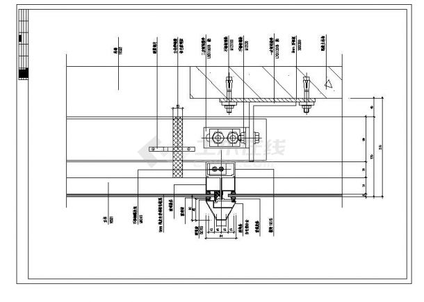 玻璃幕墙及铝合金型材节点设计图-图二