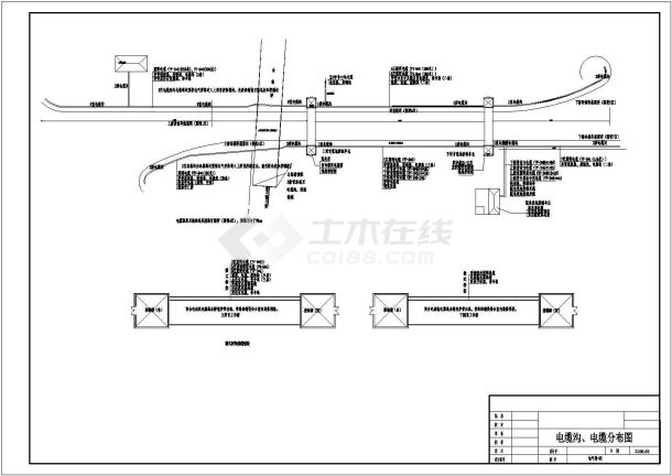 某船闸工程电气设计原理CAD设计施工图-图二