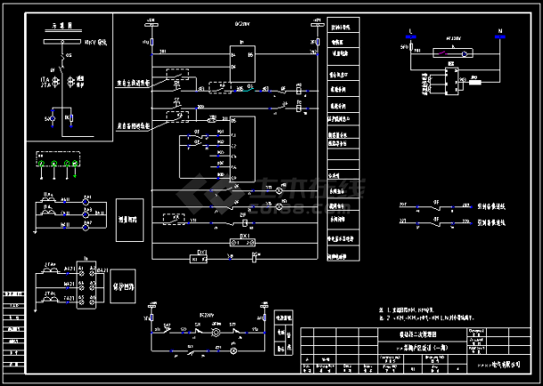 某地棚户改造工程高压柜电气设计CAD图-图一