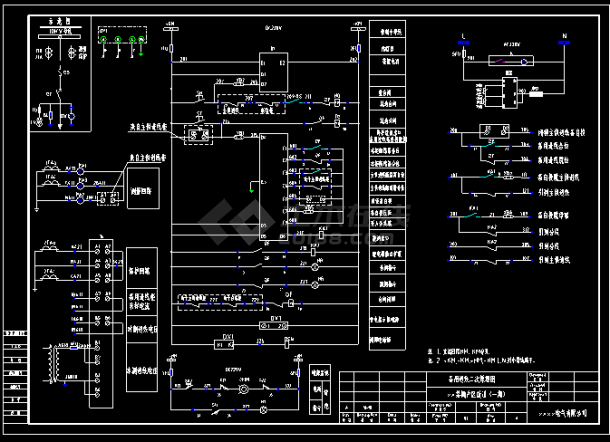 某地棚户改造工程高压柜电气设计CAD图-图二