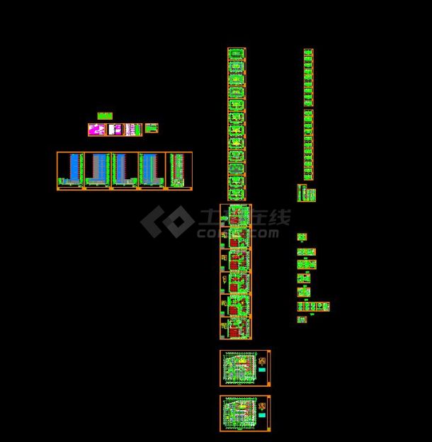 某地31层超高层办公建筑设计施工图-图一