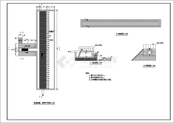 某市污水处理站建筑结构工程全套图纸-图一