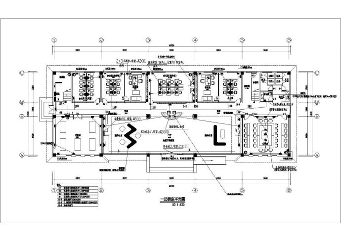 万朗某四层办公楼电气设计施工图纸_图1
