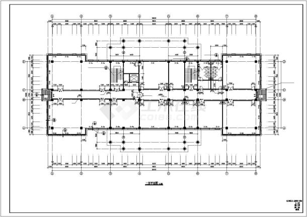 比较受欢迎的欧式办公楼建筑施工图（标注详细）-图二