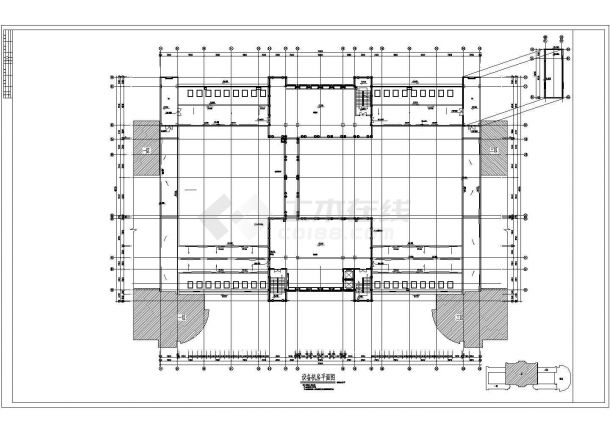金山小学设计建筑cad图（节点详细）-图二