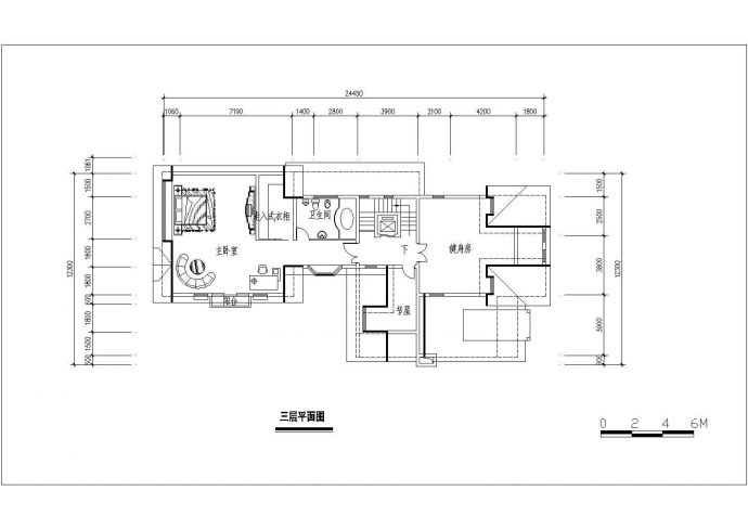 别墅经典户型建筑施工图纸（共5张）_图1