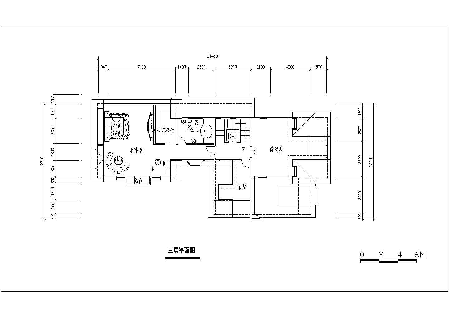 别墅经典户型建筑施工图纸（共5张）