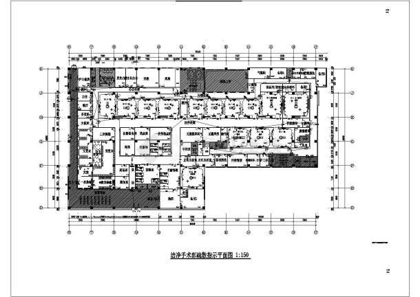 河北某综合性医院全套电气设计cad图纸（含空调净化装饰）-图二