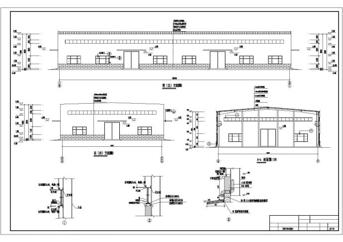 某地一层26米x60米门式钢架结构独立基础厂房建筑与钢结构施工图_图1