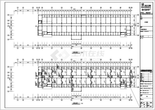 某科技园区钢筋混凝土结构厂房设计施工图-图二