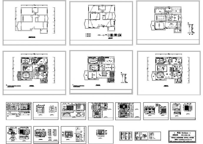 家居装饰设计施工图案例_图1