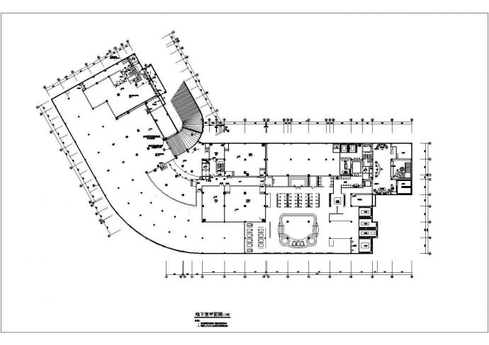 某六层大型购物商场建筑施工图（含效果图）_图1